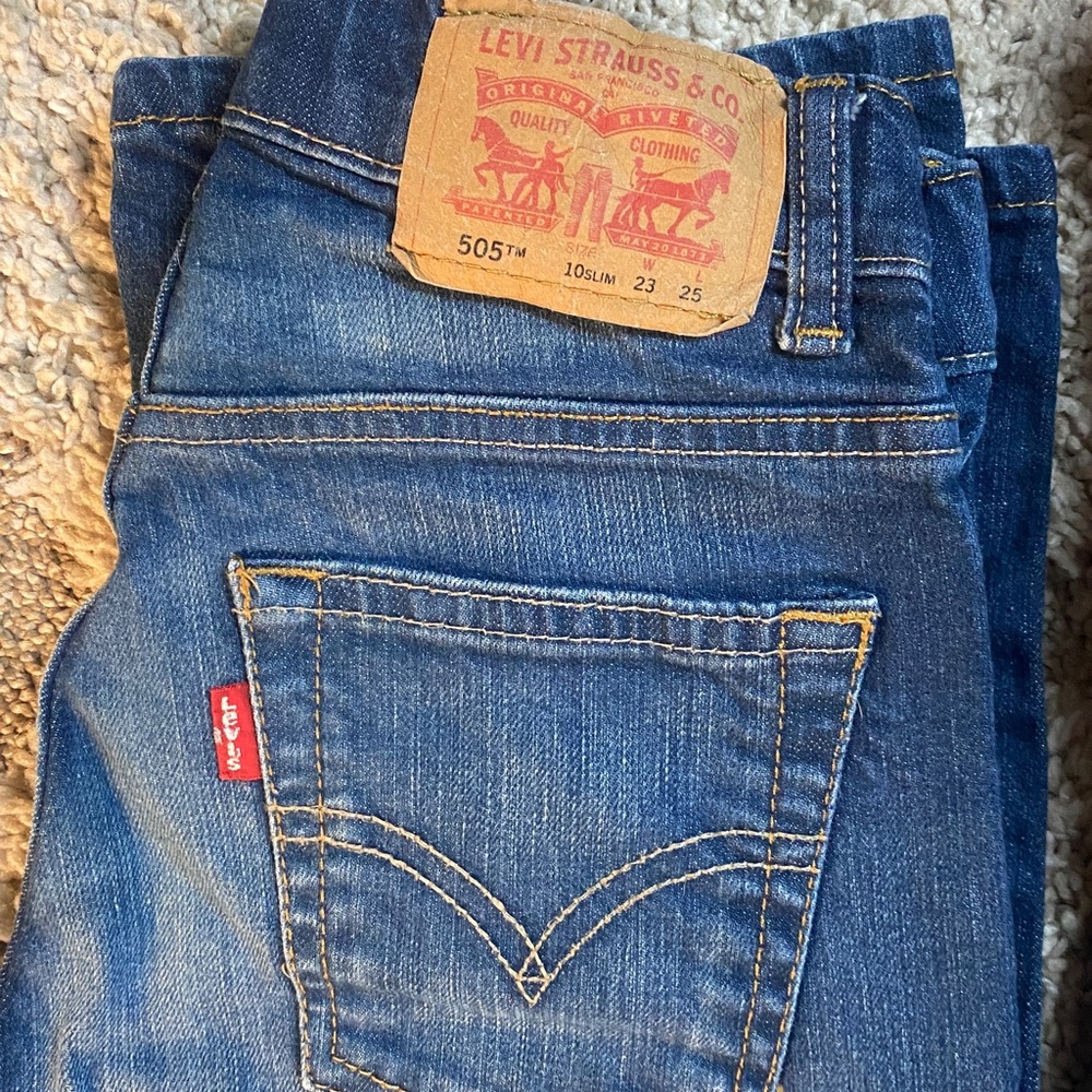 Levi’s 505 10slim 23/25 nwot